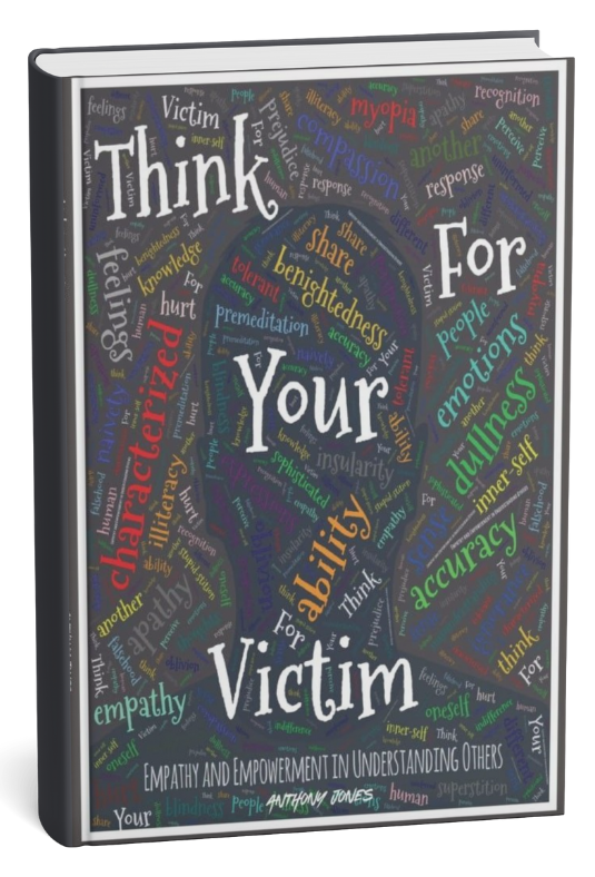 Think For Your Victim mockup